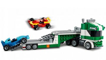 LEGO® Konstruktionsspielsteine LEGO Creator - Rennwagentransporter, (328 St)