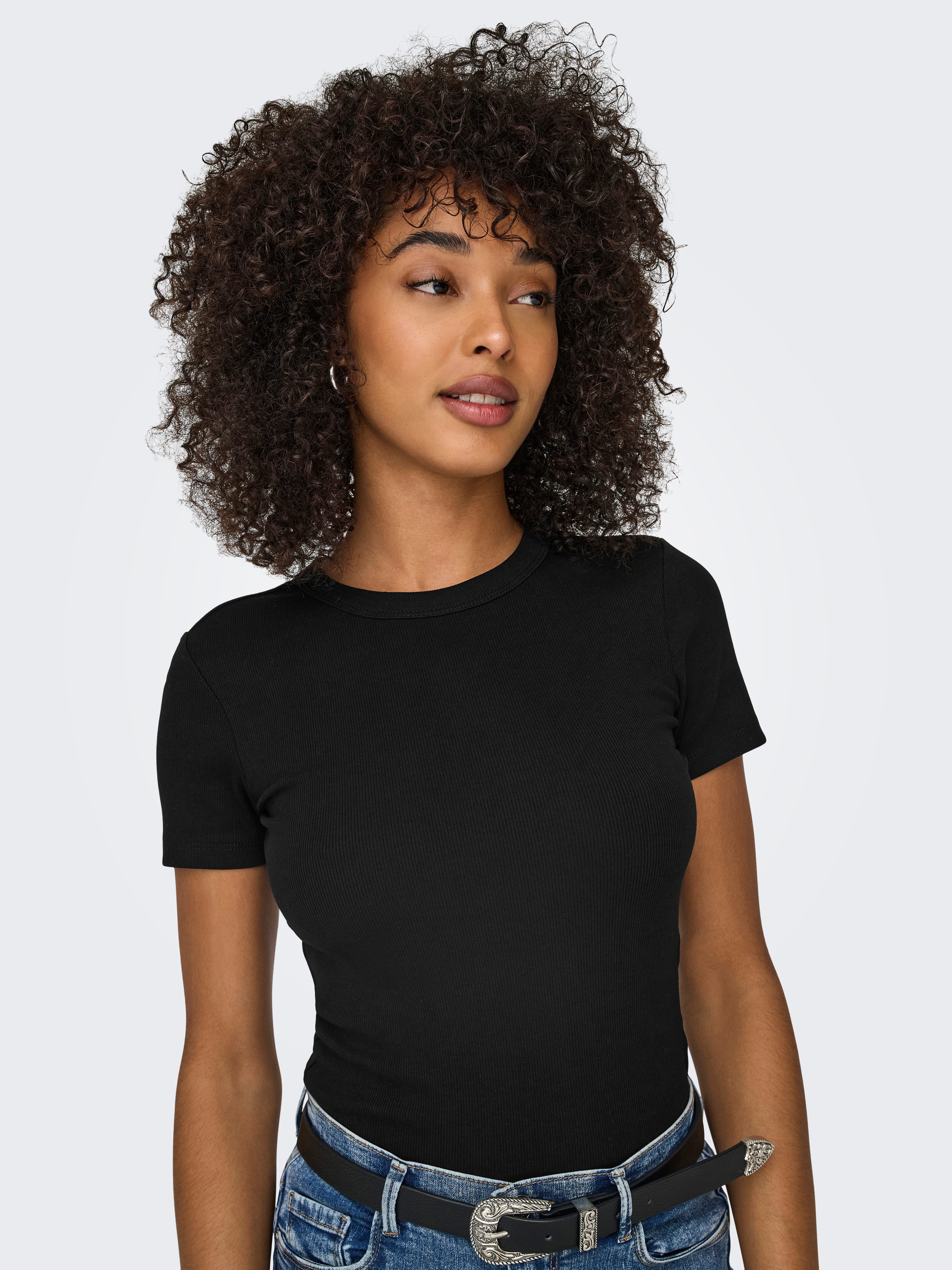 ONLY Kurzarmshirt ONLEASY S/S O-NECK TOP günstig online kaufen