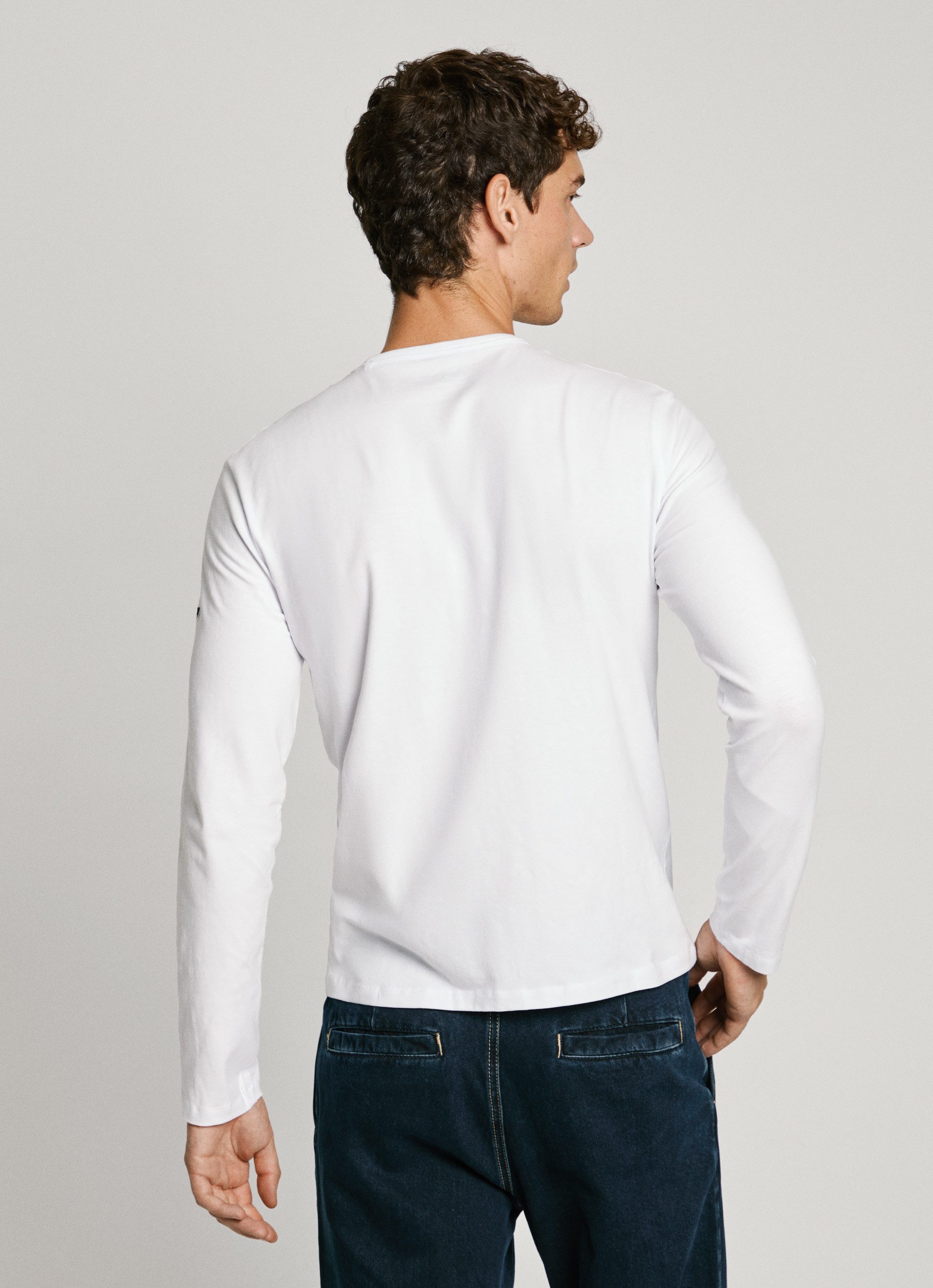 Pepe Jeans Herren Langarmshirt ORIGINAL BASIC 2 LONG- Slim Fit günstig online kaufen
