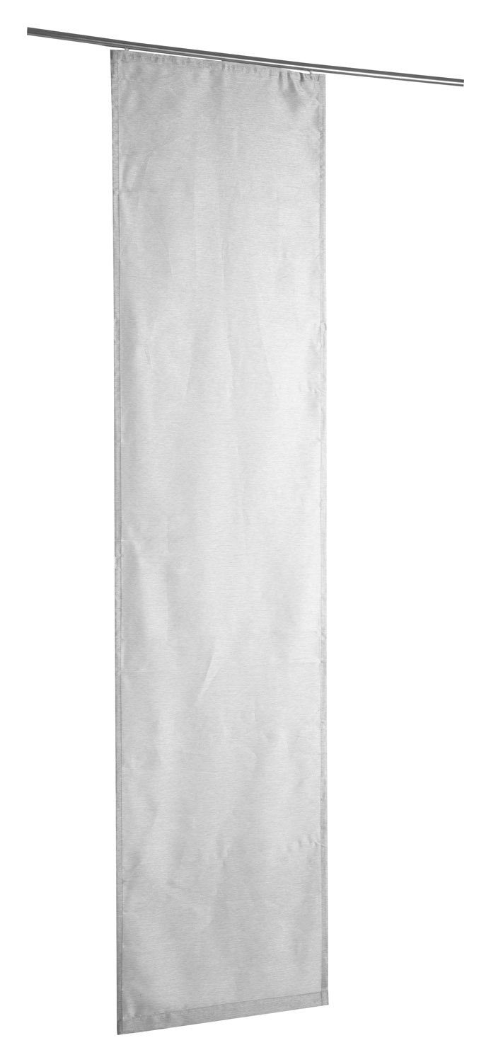 Vorhang SANDY, Flächenvorhang, Grau, L 245 x B 60 cm, Панельний карниз, blickdicht