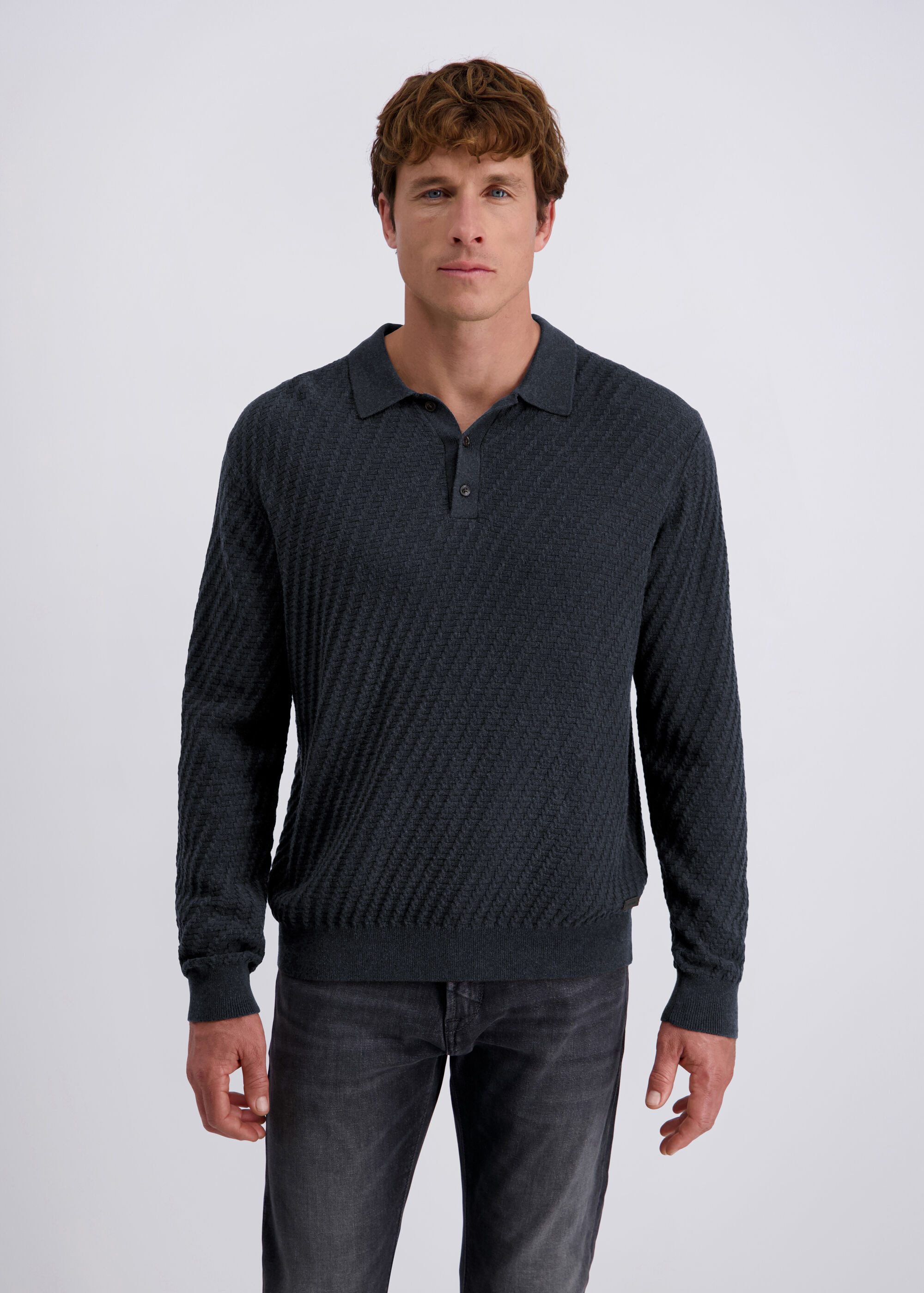 Pierre Cardin Strickpullover mit feinem Strukturmuster günstig online kaufen