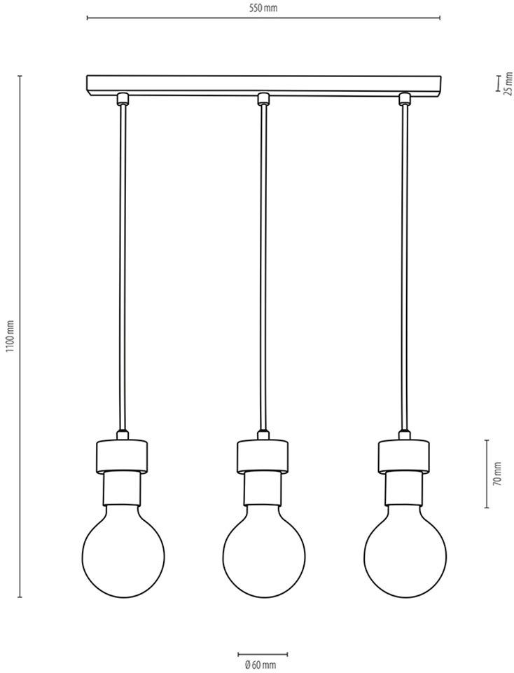 BRITOP LIGHTING Pendelleuchte Leuchtmittel wechselbar, ohne mit E27/exclusive Nachhaltig Eichenholz, aus Leuchtmittel Passende CLARTE, Naturprodukt Leuchtmittel, FSC®-Zertifikat