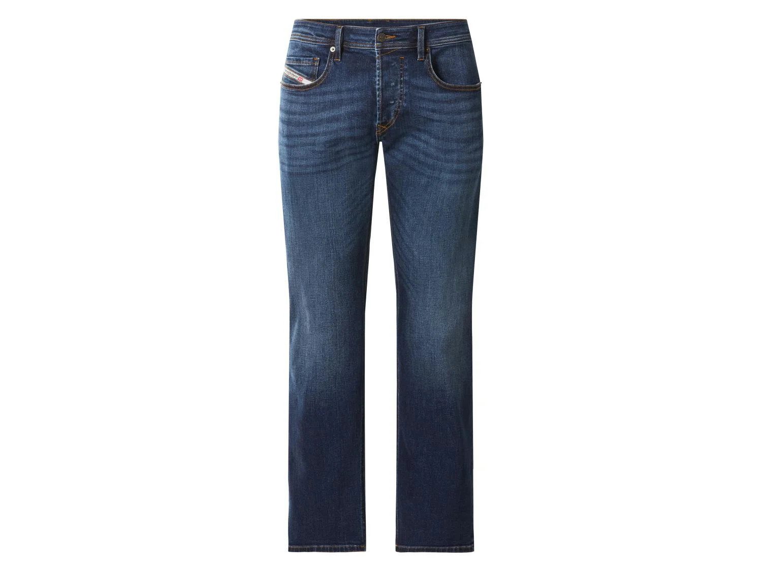 Diesel Gerade Jeans Diesel Herren Jeanshose Safado 5-Pocket Hose Blau 48 (32/32) (Einzelartikel, 1-tlg) 5-Pocket-Style, mit Stretch-Anteil