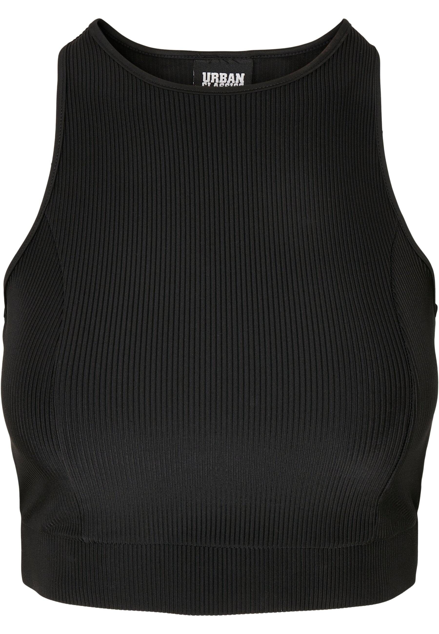 URBAN CLASSICS Sport-BH Urban Classics Damen Ladies Cropped Shiny Rib Top günstig online kaufen