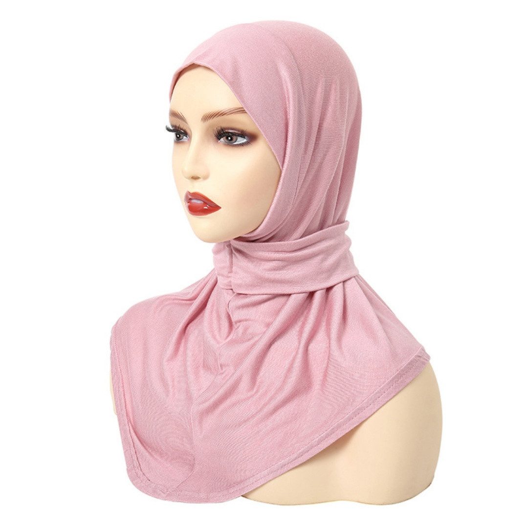 Bwecuy Kopftuch Kopftuch Für Frauen,Weicher Schal,Hijab Für Damen,Bereit zu Tragen