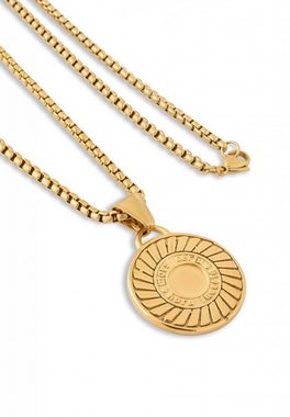 Akitsune Edelstahlkette Mortis Halskette Gold 70 cm