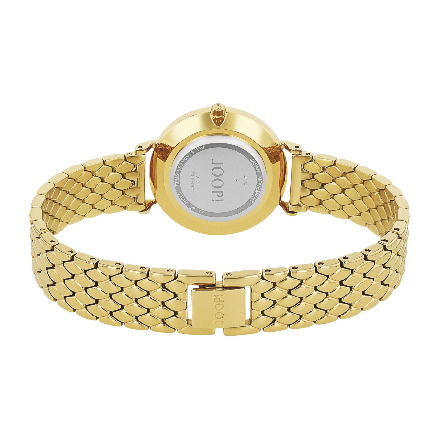 JOOP! Quarzuhr 2100482, Armbanduhr, Damenuhr, Edelstahlarmband, analog