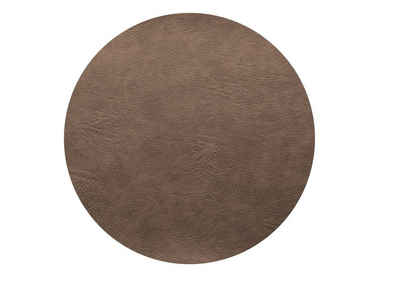 Platzset, Tischset vegan leather nougat 38cm, ASA SELECTION