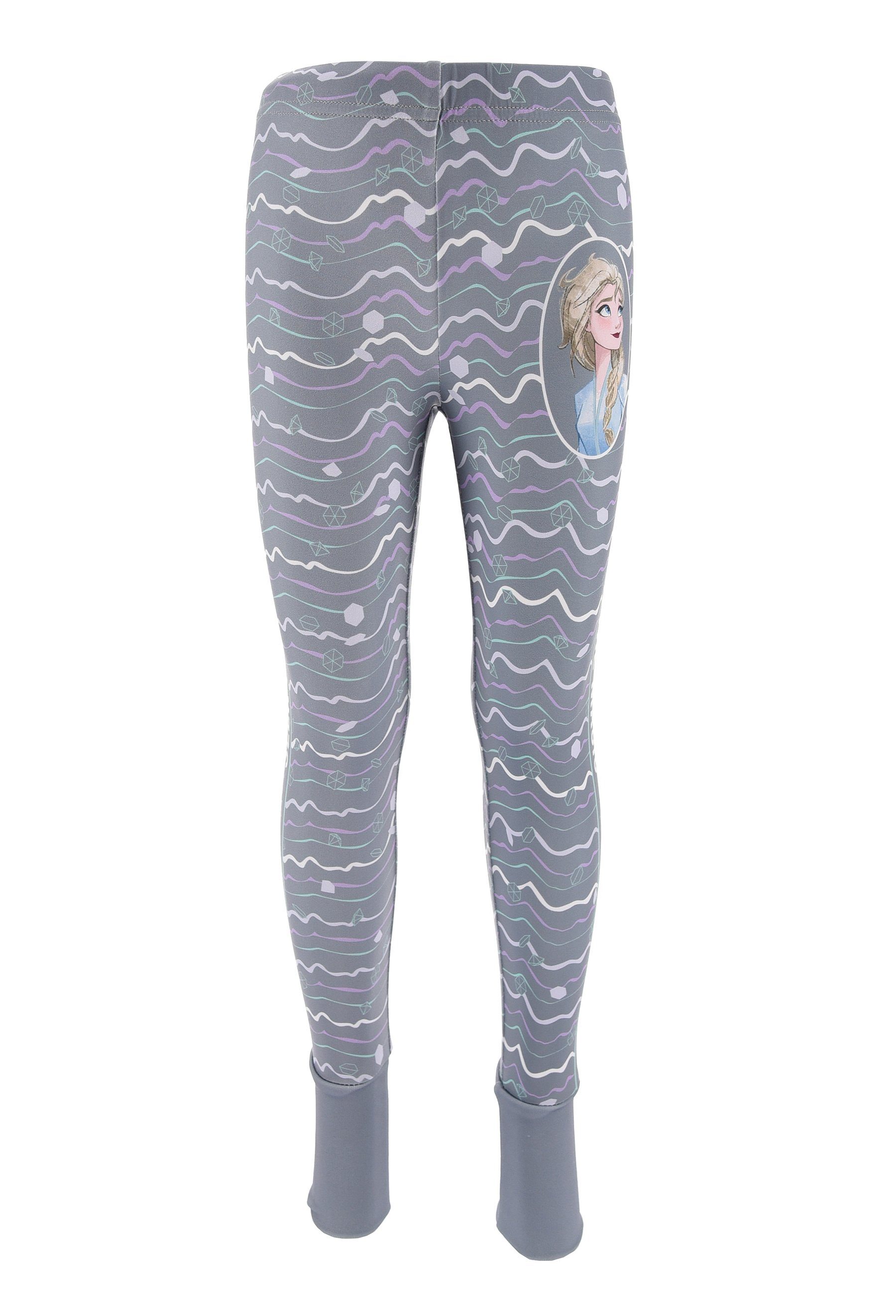 Disney Frozen Leggings Eiskönigin Anna & Elsa Kinder Mädchen Leggings Hose