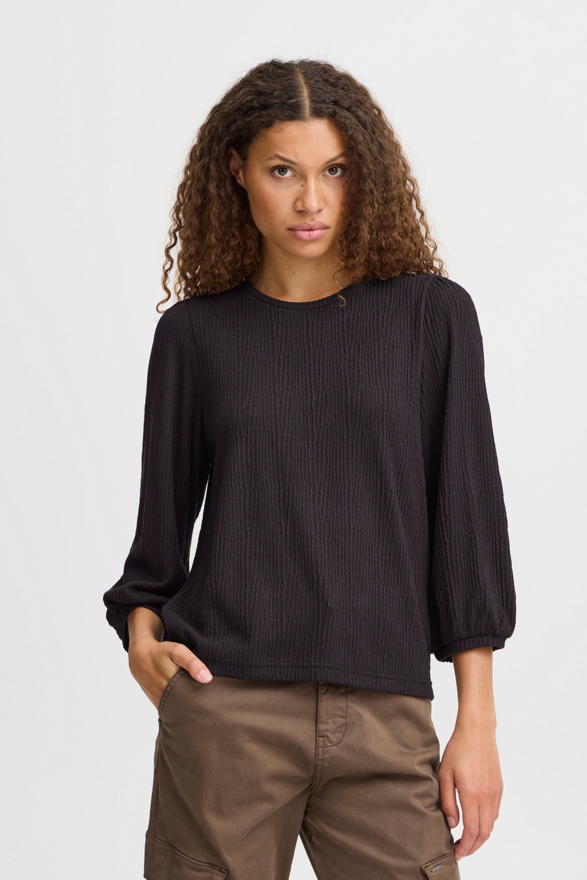 Pulz Jeans Langarmbluse PZJANE 3/4 sleeve günstig online kaufen
