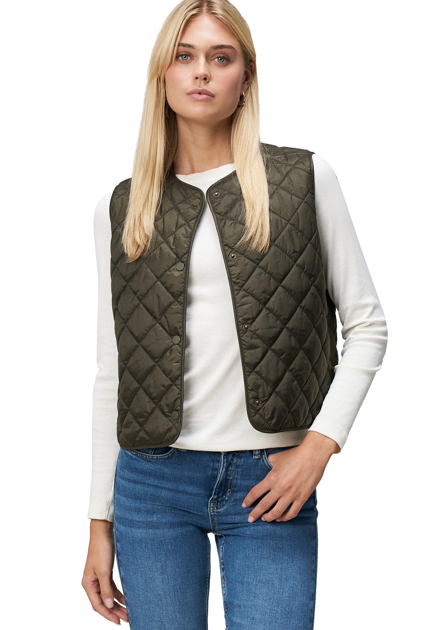 Zero Strickweste zero Damen Steppweste mit günstig online kaufen