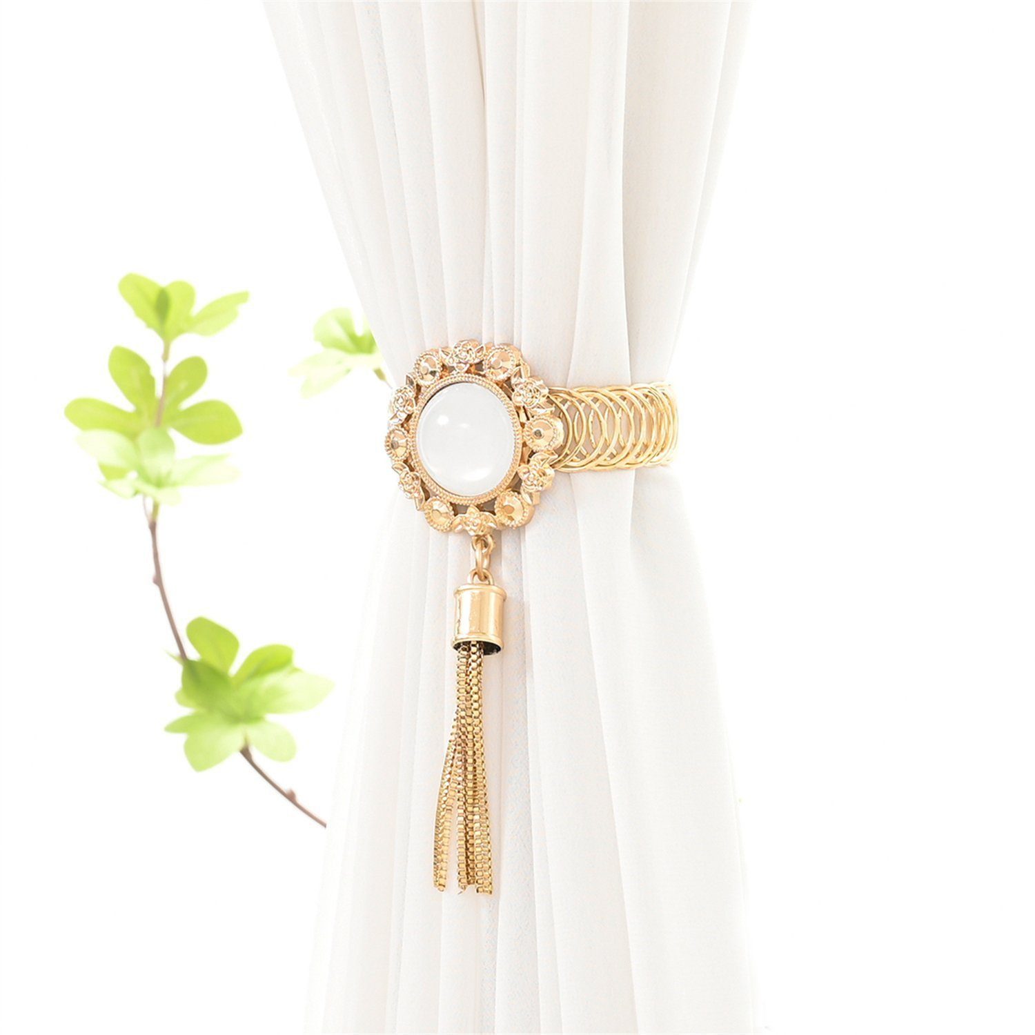 BYSURE Raffhalter, (2-tlg), Metal-Gardinenhalter, Vorhang Clip, günstig online kaufen