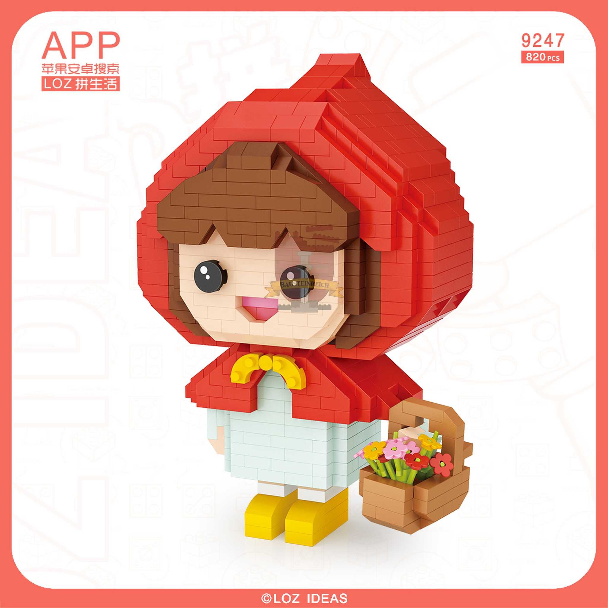 Loz 9247 - Rotkäppchen (LOZ) Klemmbausteine Spielbausteine