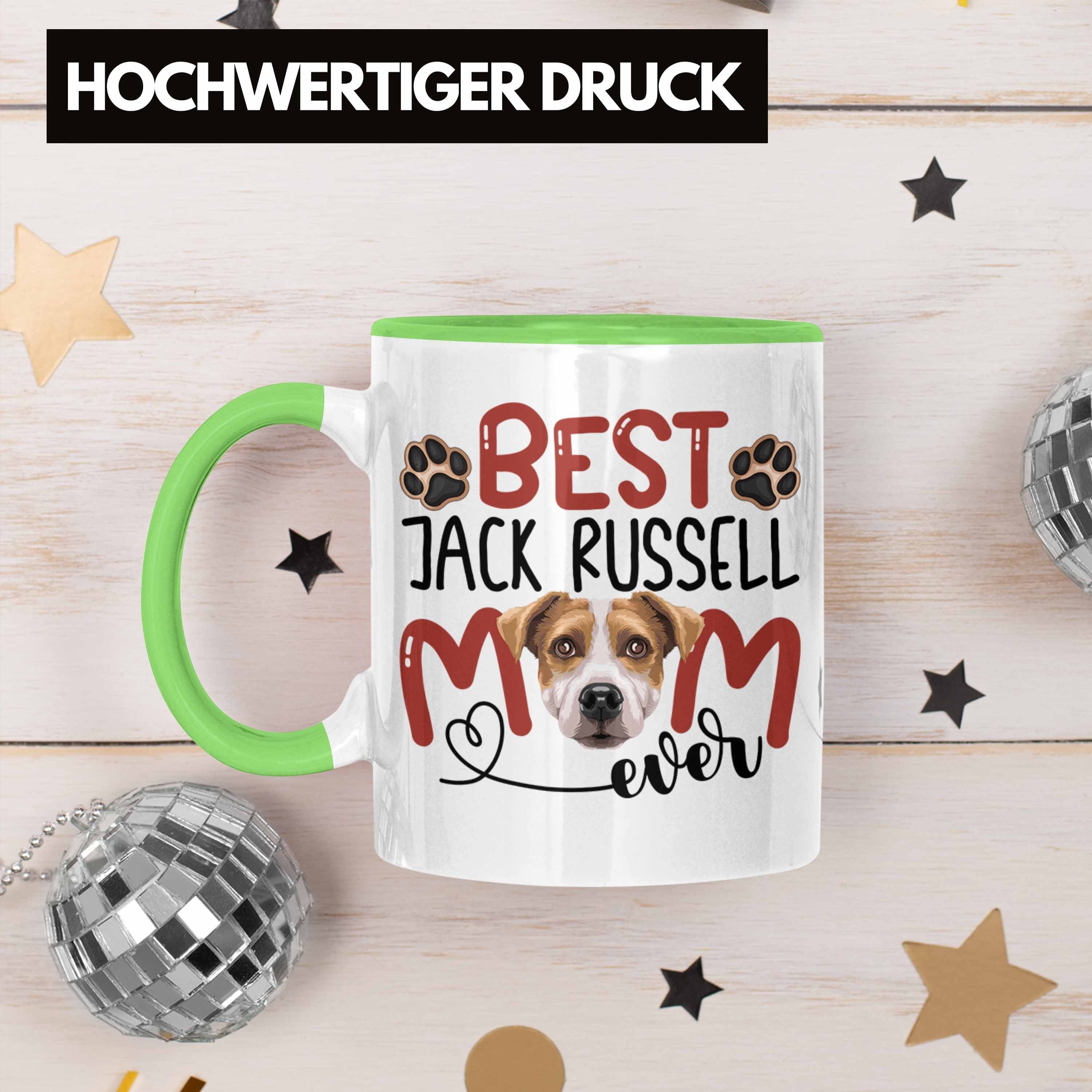 Russell Grün Tasse Jack Trendation Lustiger Besitzerin Spruch Geschenk Mom Tasse Geschenkide