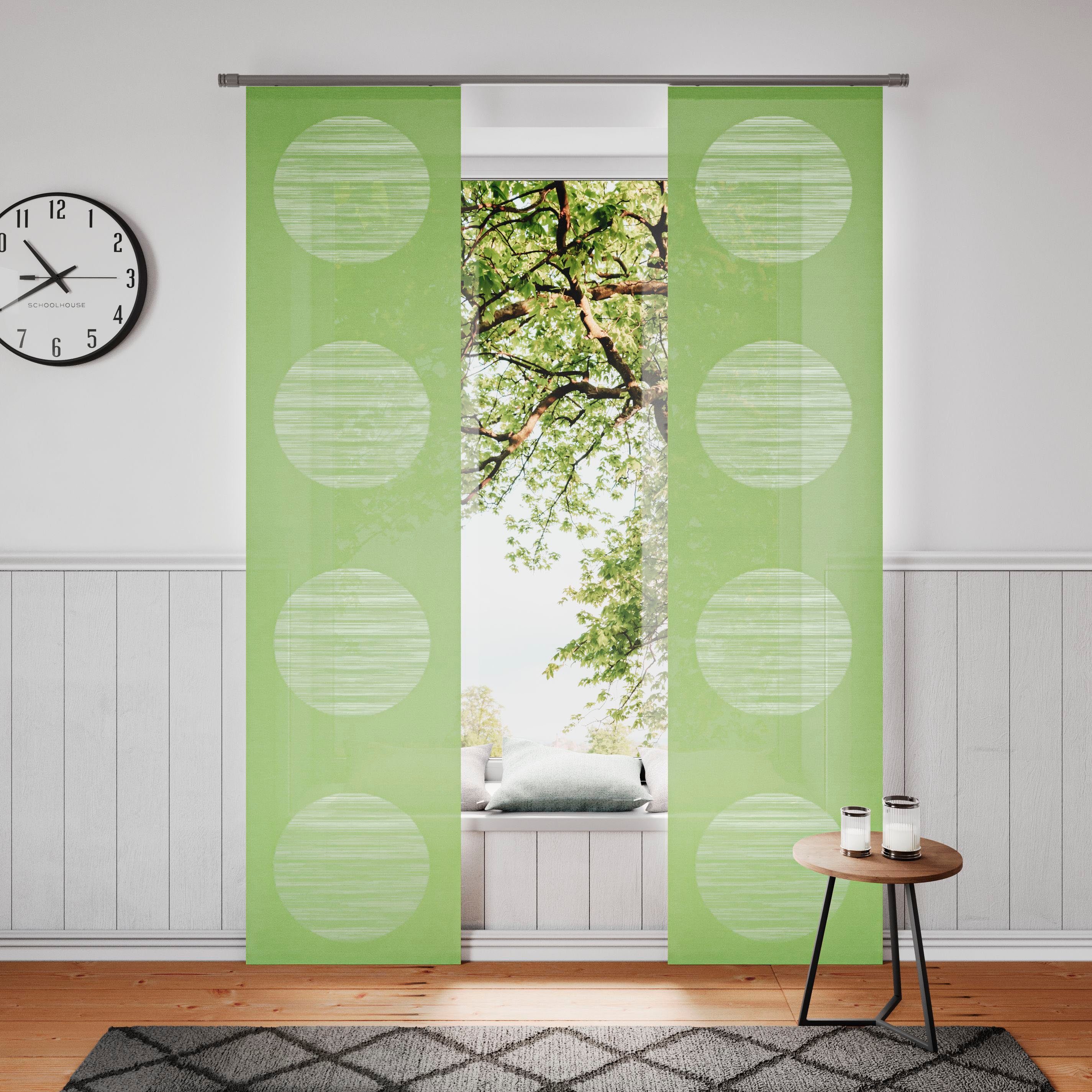 Neutex for you! Schiebegardine Padova (1 St), Klettband, halbtransparent, S günstig online kaufen