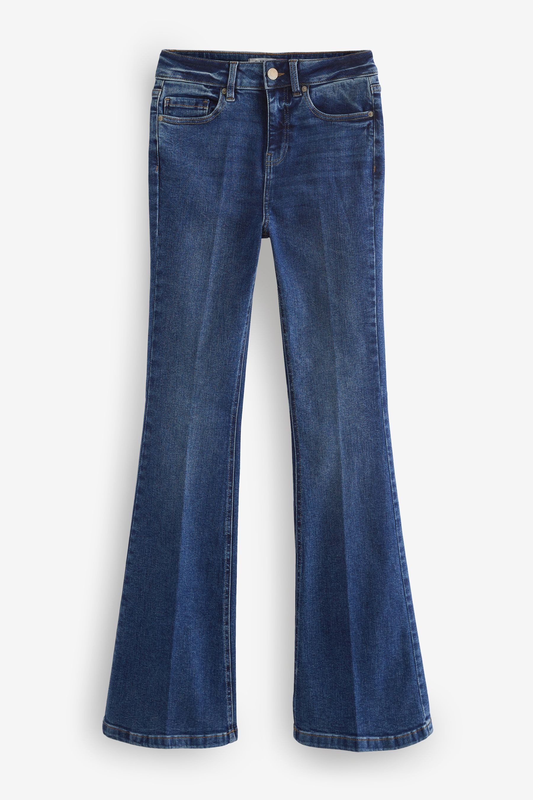Next Schlagjeans Superweiche Jeans mit ausgestelltem günstig online kaufen