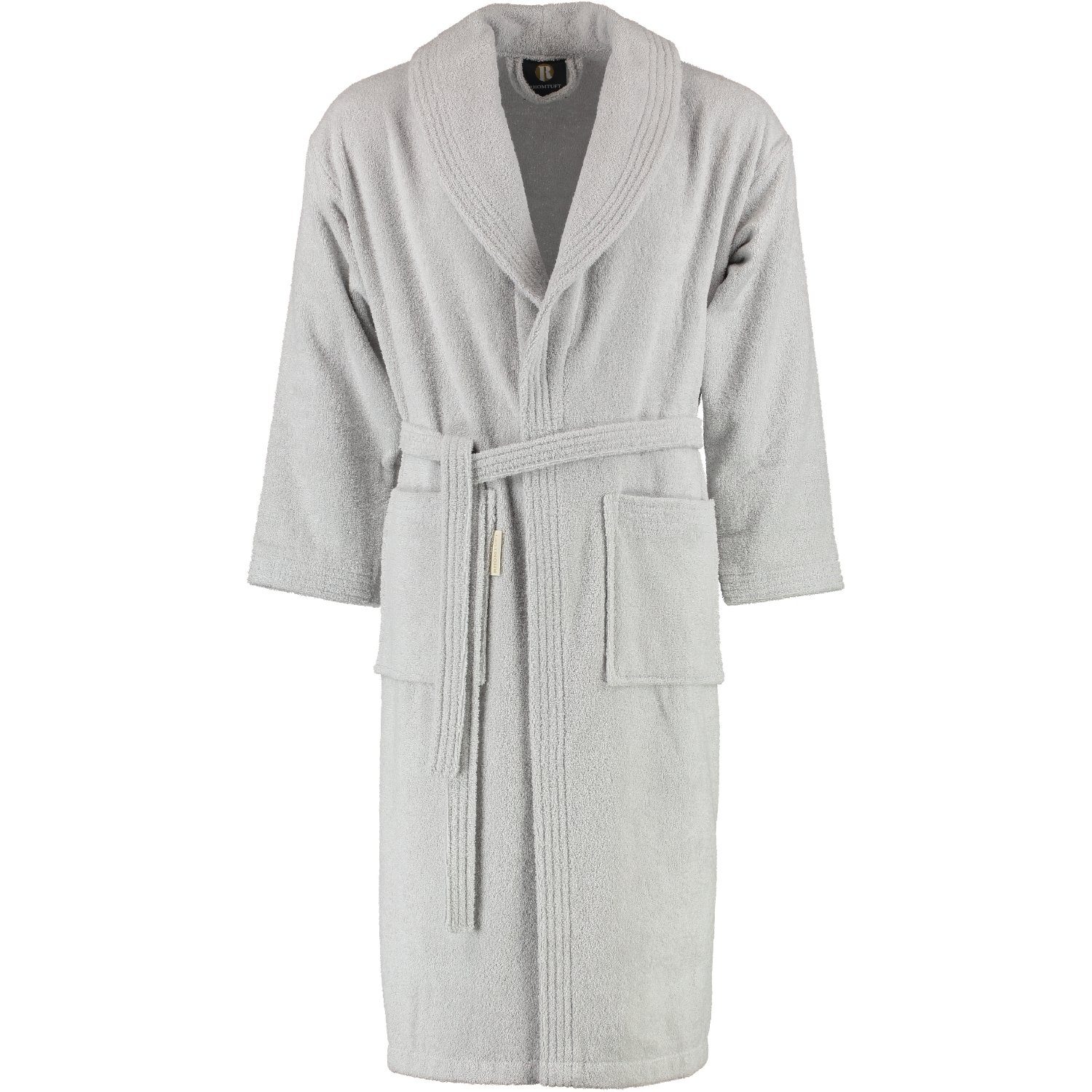 Rhomtuft Unisex-Bademantel Sir & Lady Schalkragen günstig online kaufen