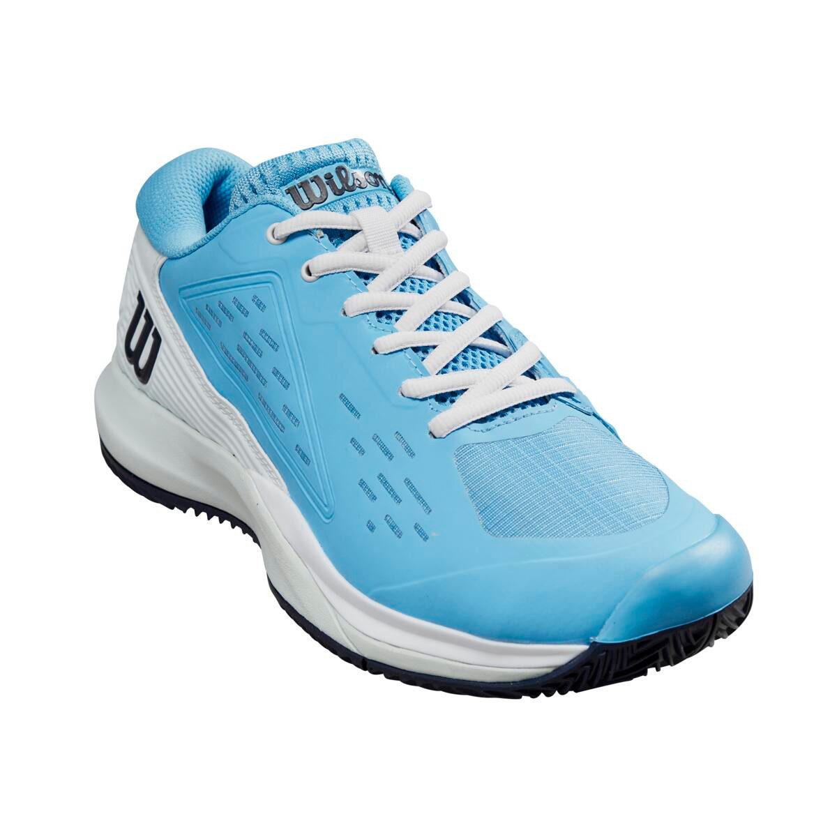Wilson Rush Pro Ace Clay/Sandplatz 2024 hellblau/weiss Damen Tennisschuh