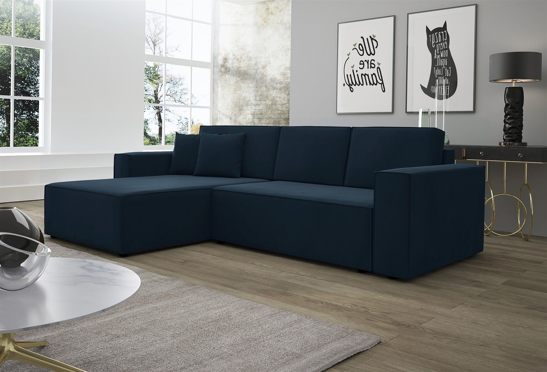 Fun Möbel Ecksofa Ecksofa Schlafsofa Sofa günstig online kaufen