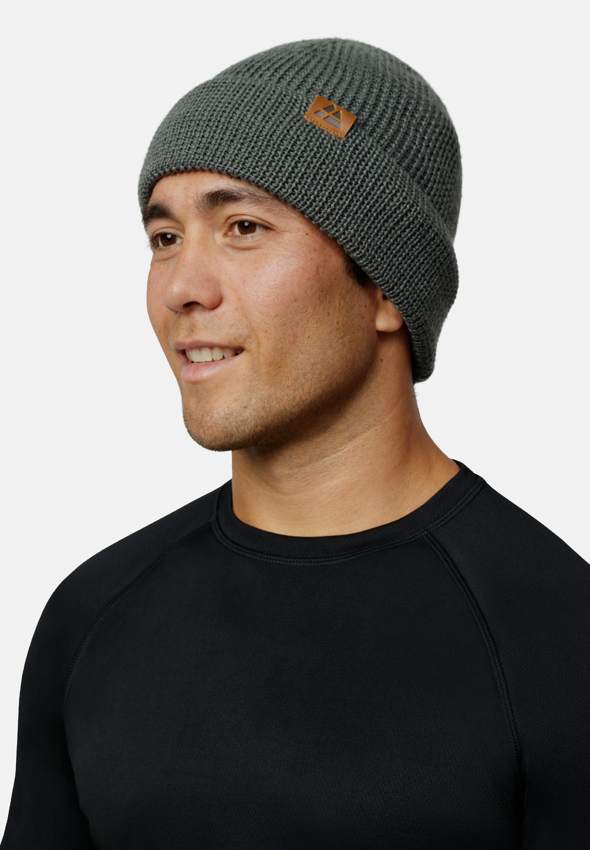 DANISH ENDURANCE Beanie Polar Fleece Merino Mütze mit warmem Fleece Für Damen & Herren, Weiche Wintermütze