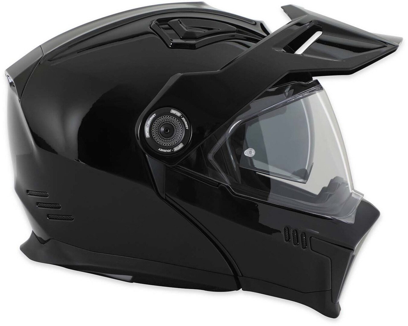 Simpson Motocrosshelm Journey Solid Motocross Helm, Integriertes Sonnenvisier