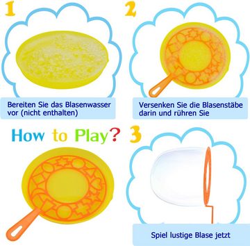 RefinedFlare Seifenblasenspielzeug 15-teiliges Seifenblasen-Set für Kinder