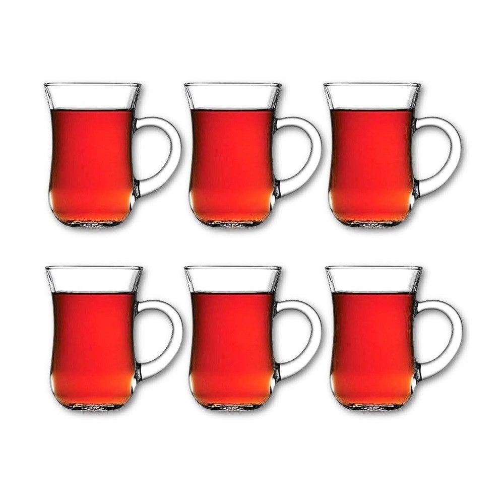Pasabahce Allzweckkiste Pasabahce Keyif Teetasse 145 ml 6er Set (Set)