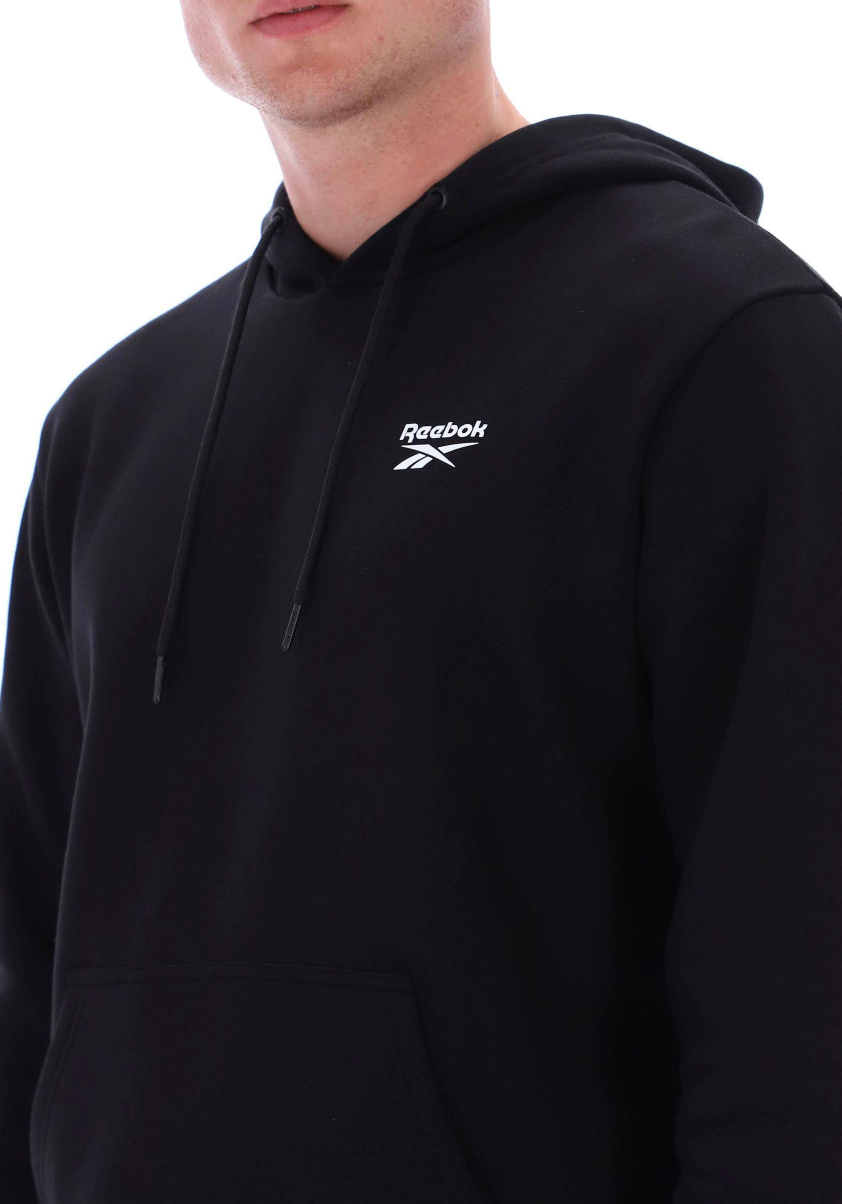 Reebok Kapuzensweatshirt NOAH SMALL LOGO HOODY mit Kapuze, aus Baumwolle und Polyester, in mehreren Größen erhältlich