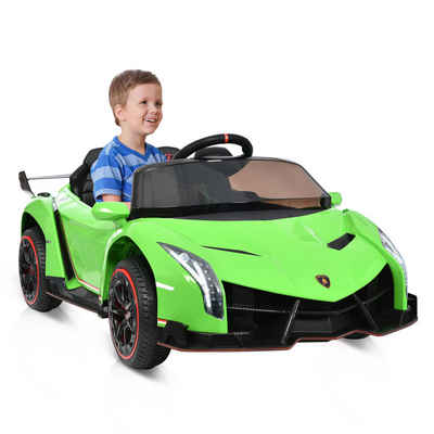 PFCTART Elektro-Kinderauto Elektroauto für Kinder 2 Motoren Bluetooth Doppeltüren LED-Leuchten, geeignet für Kinder ab 3 Jahren