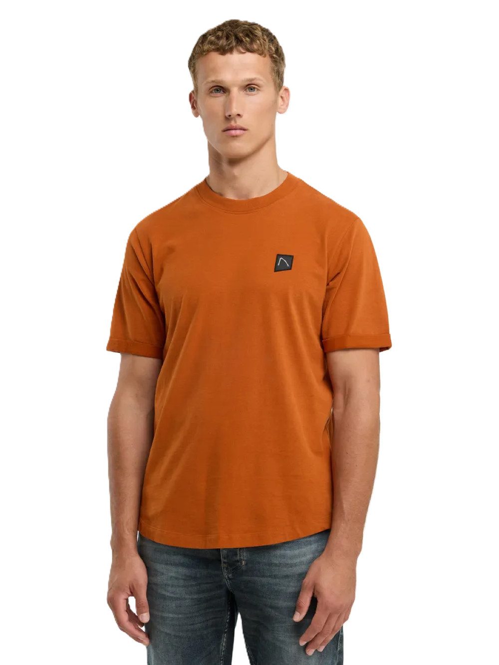 CHASIN' T-Shirt BRODY - Kurzarm Shirt - stylisches Basic T-Shirt mit Logopatch