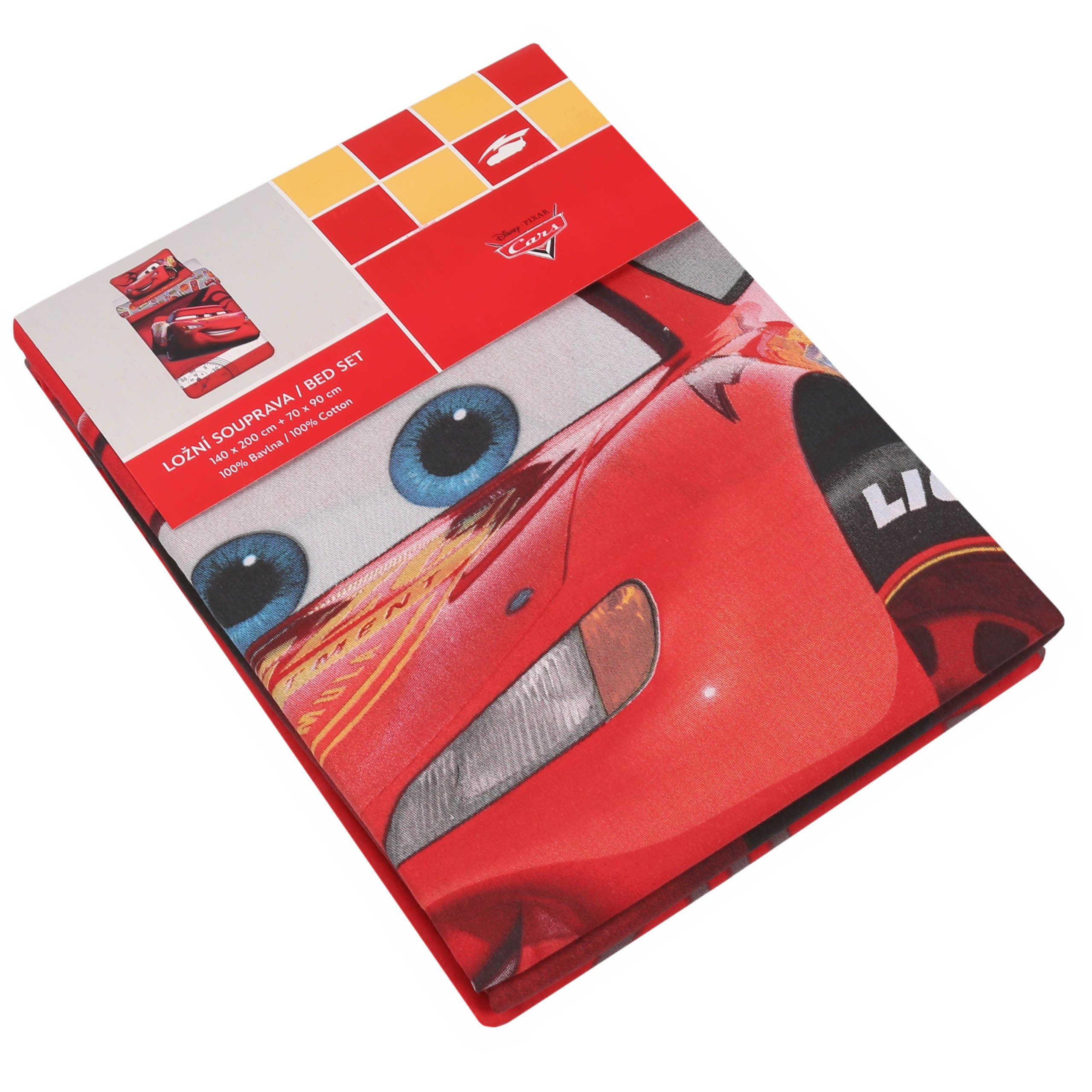 Cars Kinderbettwäsche Cars, Lightning McQueen Jungen Kinderbettwäsche,Baumwolle 140x200cm