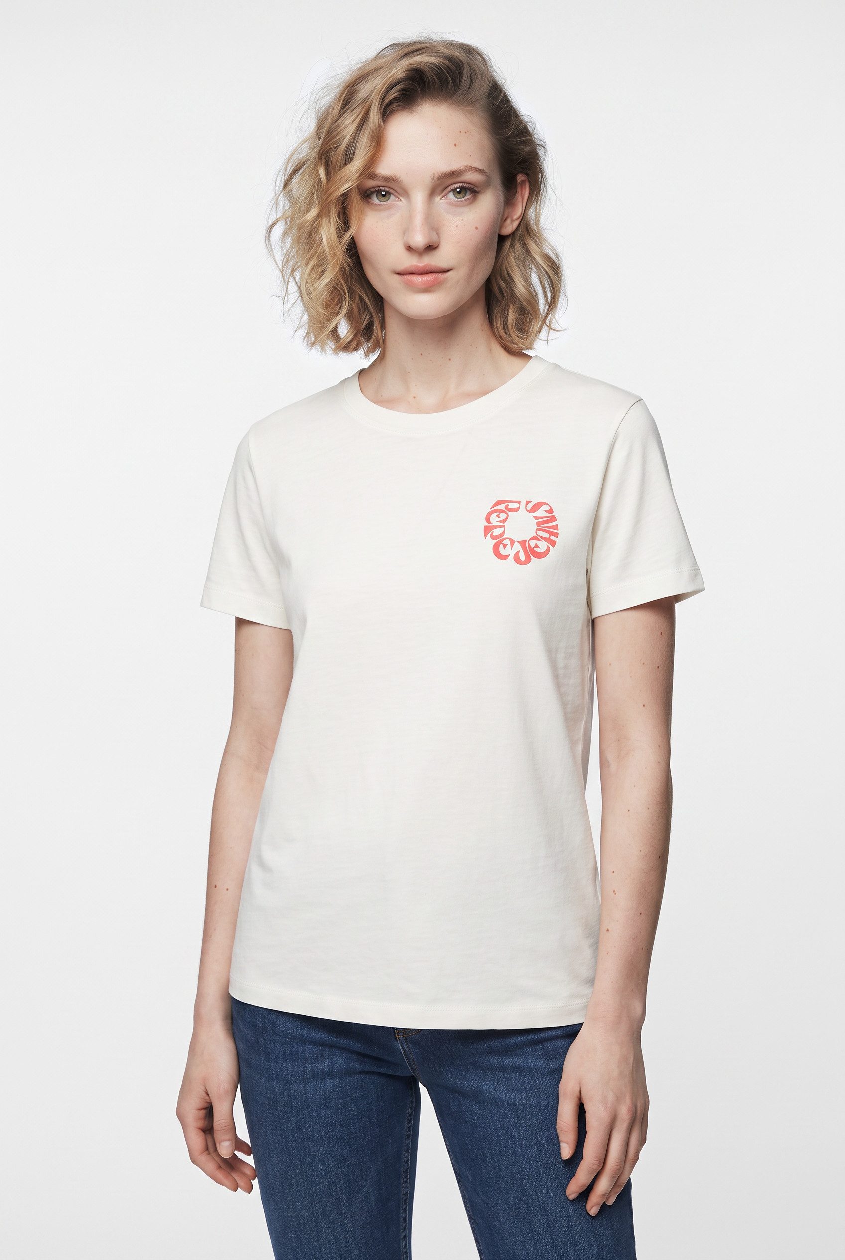 Pepe Jeans T-Shirt BECKA aus Baumwolle, Rundhalsform