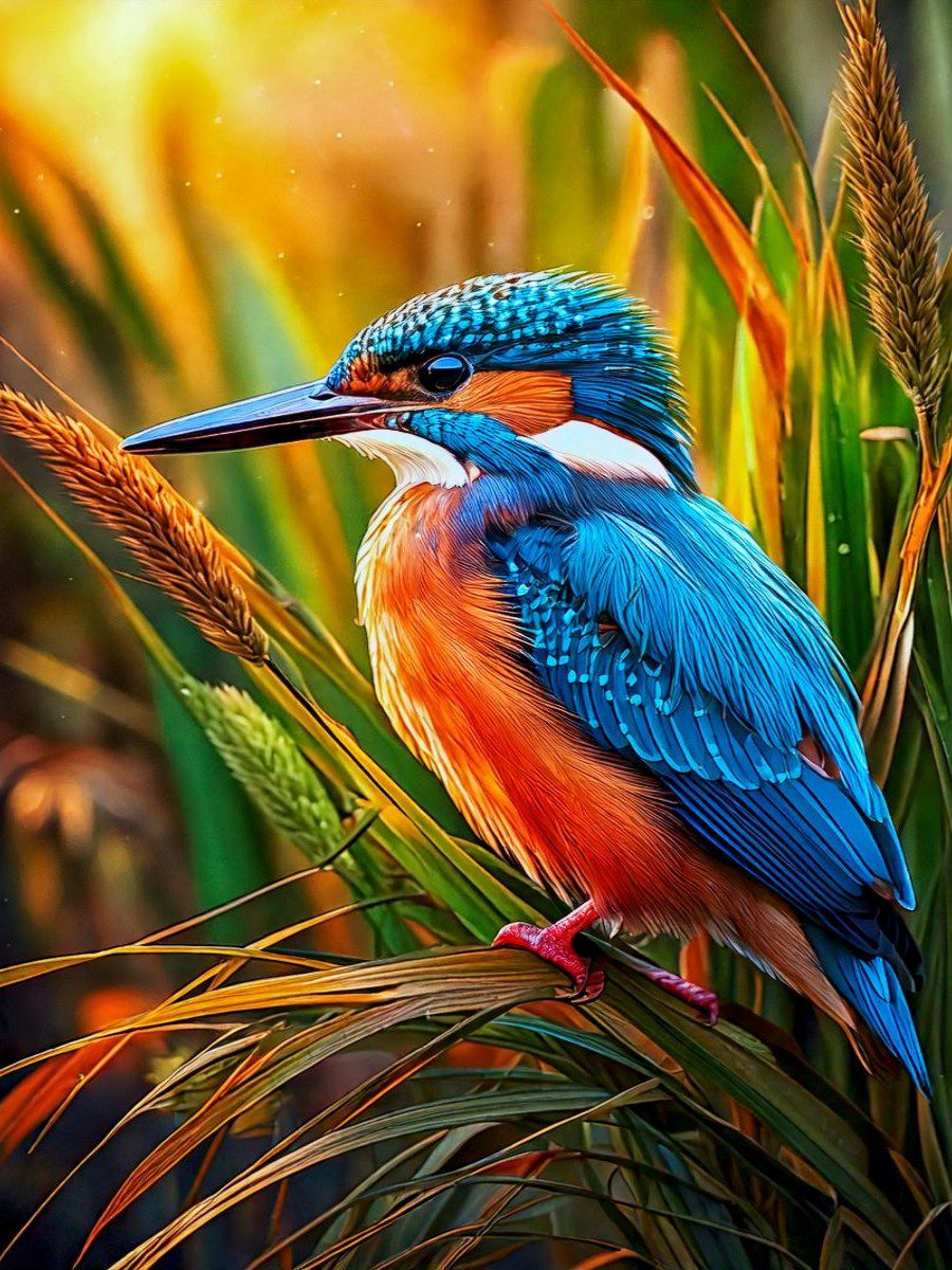 CALVENDO Puzzle CALVENDO Puzzle Eisvogel, 1000 Teile Lege-Größe 64x48cm Foto-Puzzle f, 1000 Puzzleteile