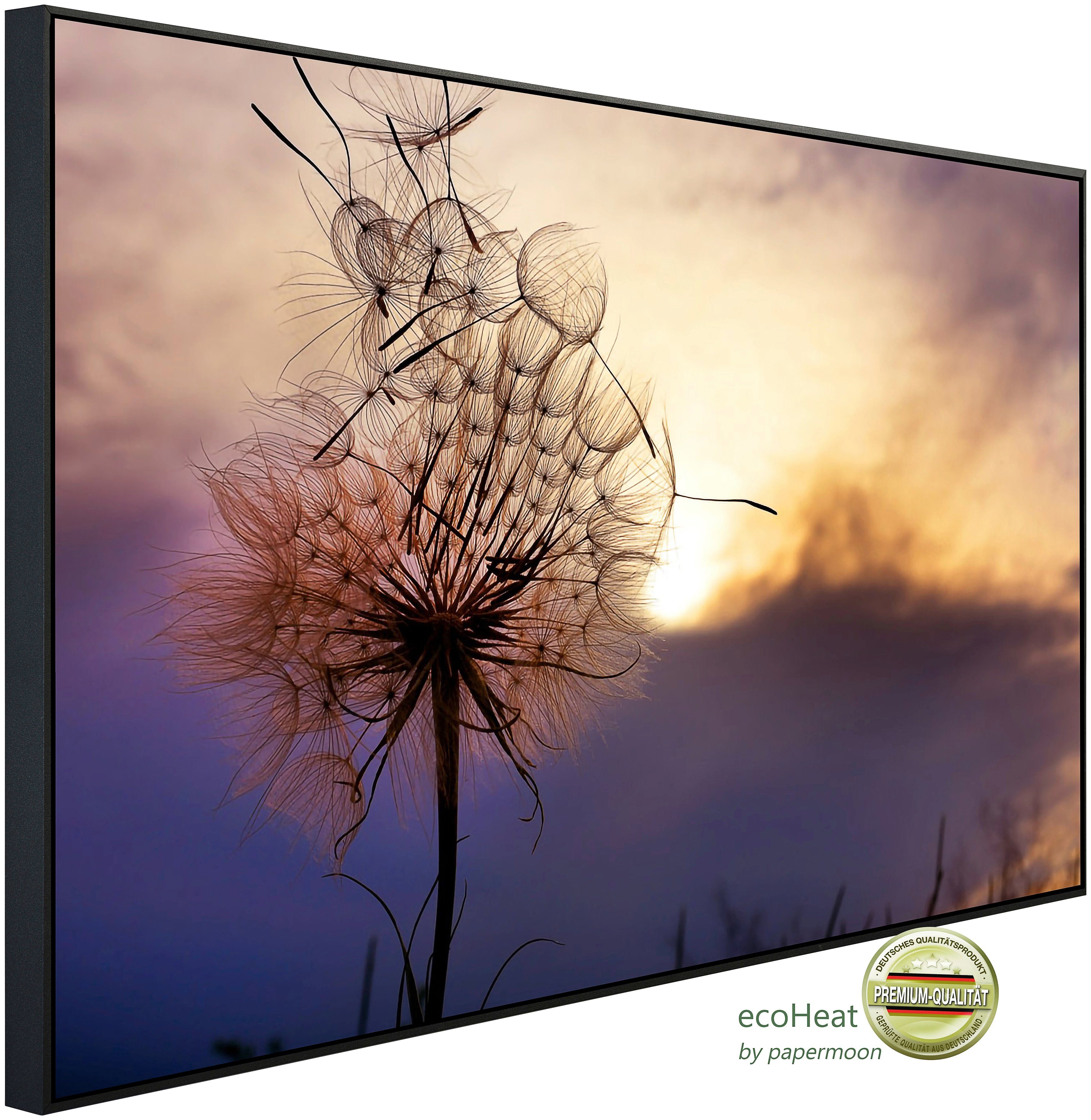 Papermoon Infrarotheizung Pusteblume, sehr angenehme Strahlungswärme