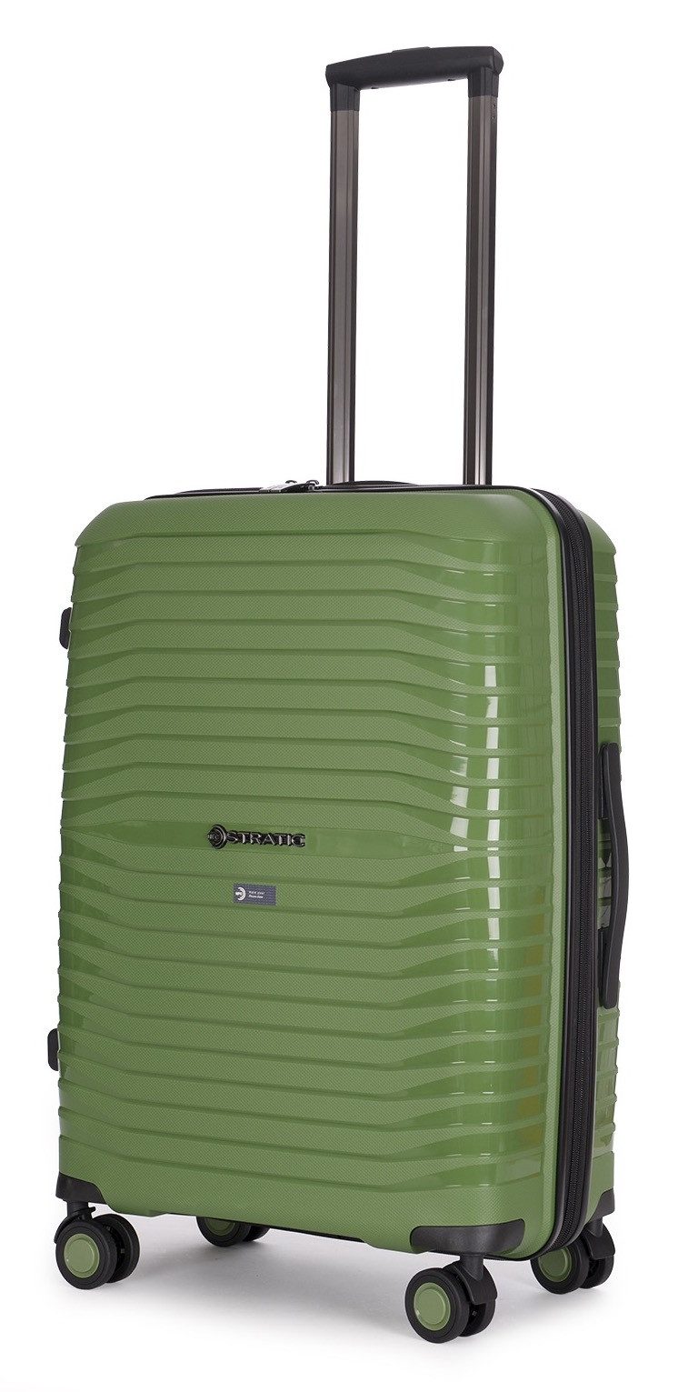 Stratic Trolley BRIGHT+ Koffer M, 4 Rollen, Hartschalenkoffer Trolley TSA-Zahlenschloss STRATIC CONNECT NFC-Chip