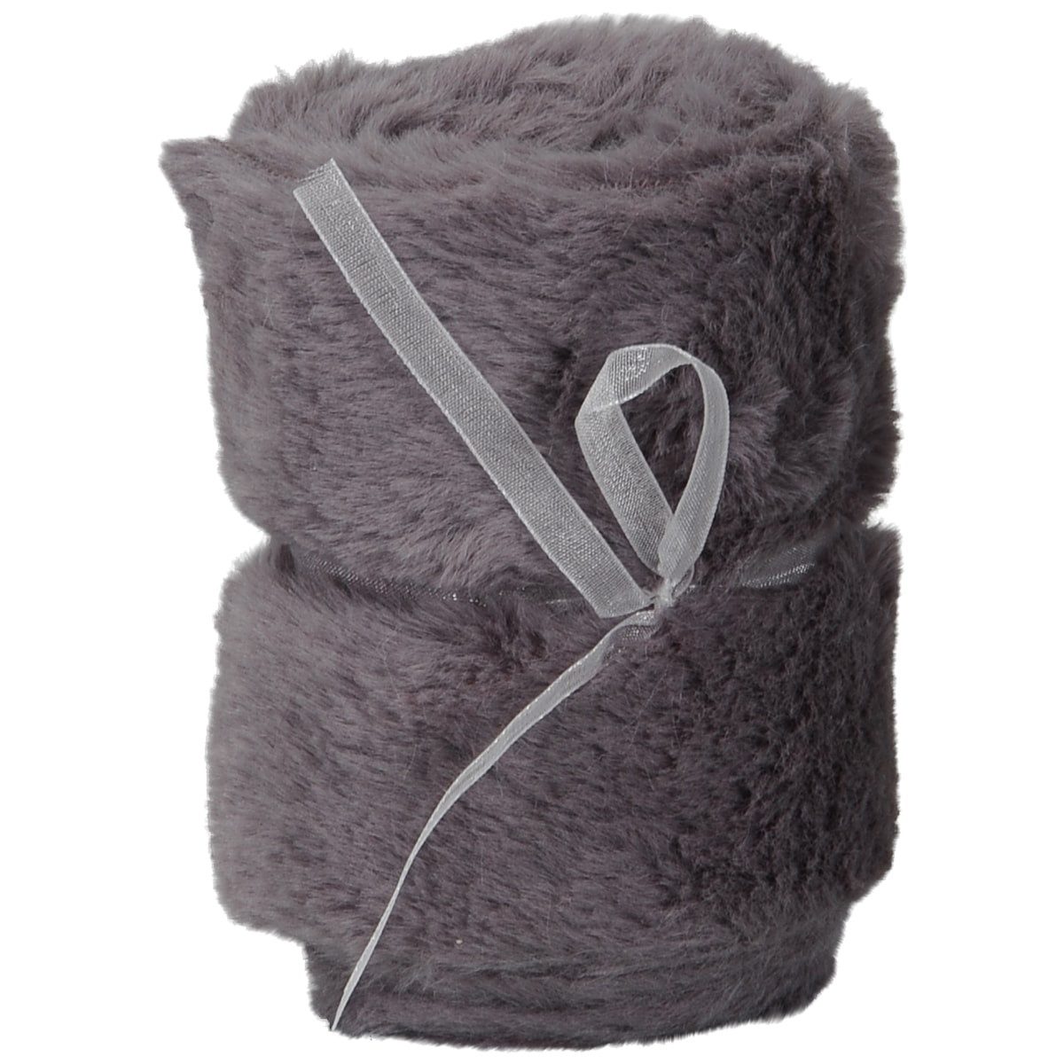 matches21 HOME & HOBBY Tischdecke Tischband Grau Fell-Optik, Kunstfell Tisc günstig online kaufen