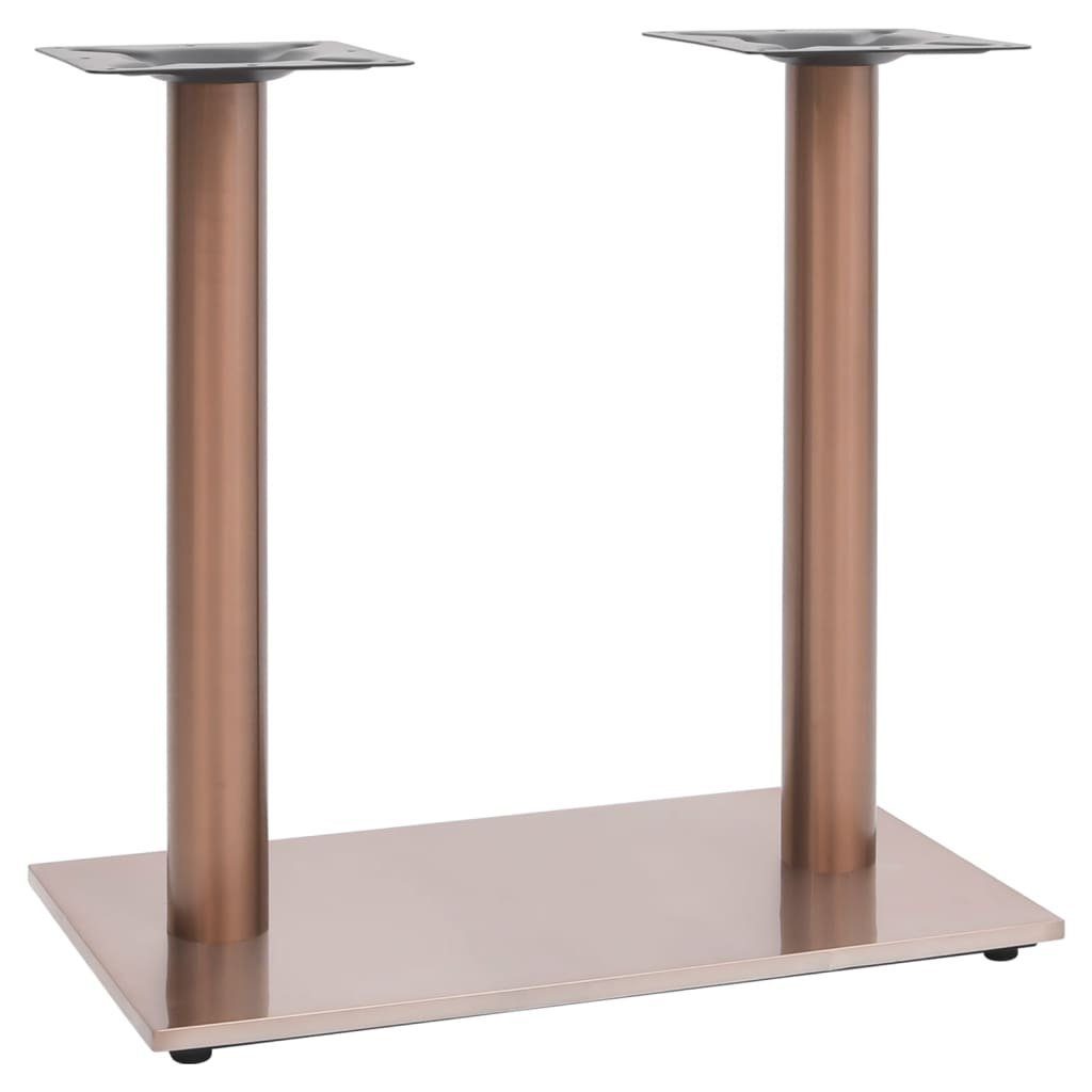 vidaXL Tischbein Bistrotisch-Gestell Messing 70x40x72 cm günstig online kaufen