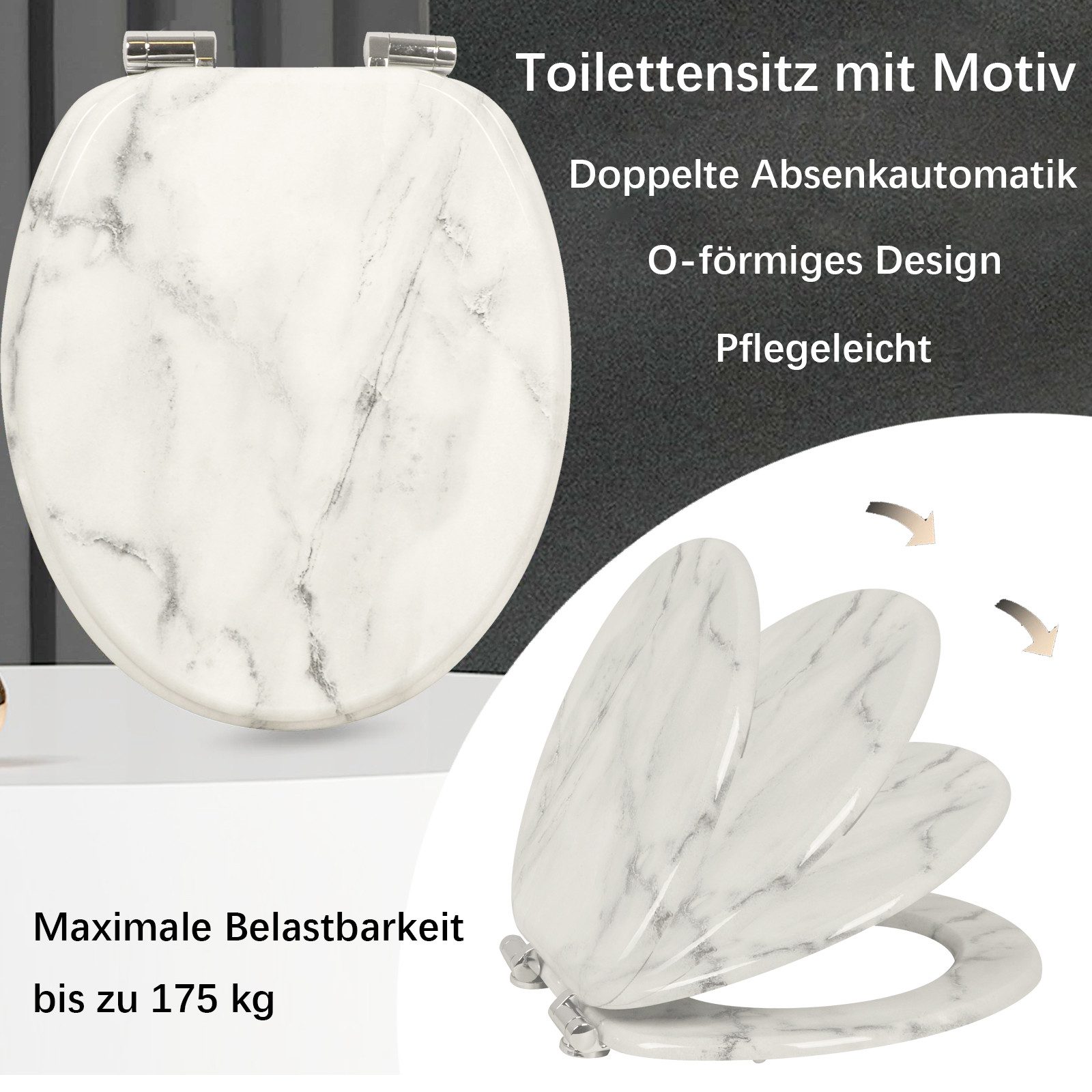 style home WC-Sitz Toilettendeckel mit doppelter günstig online kaufen