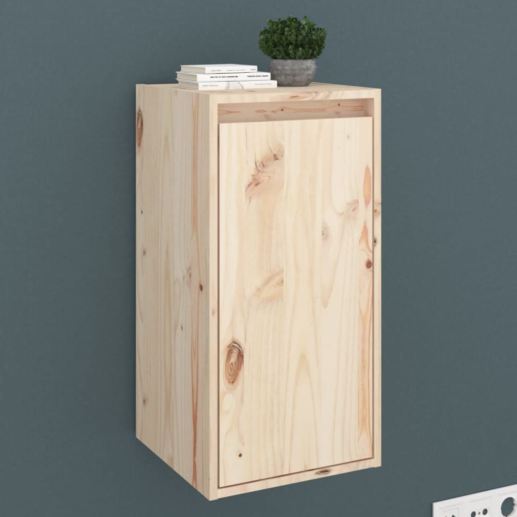 vidaXL Hängeschrank NA Wandschrank 30x30x60 cm Massivholz Kiefer Schränkchen