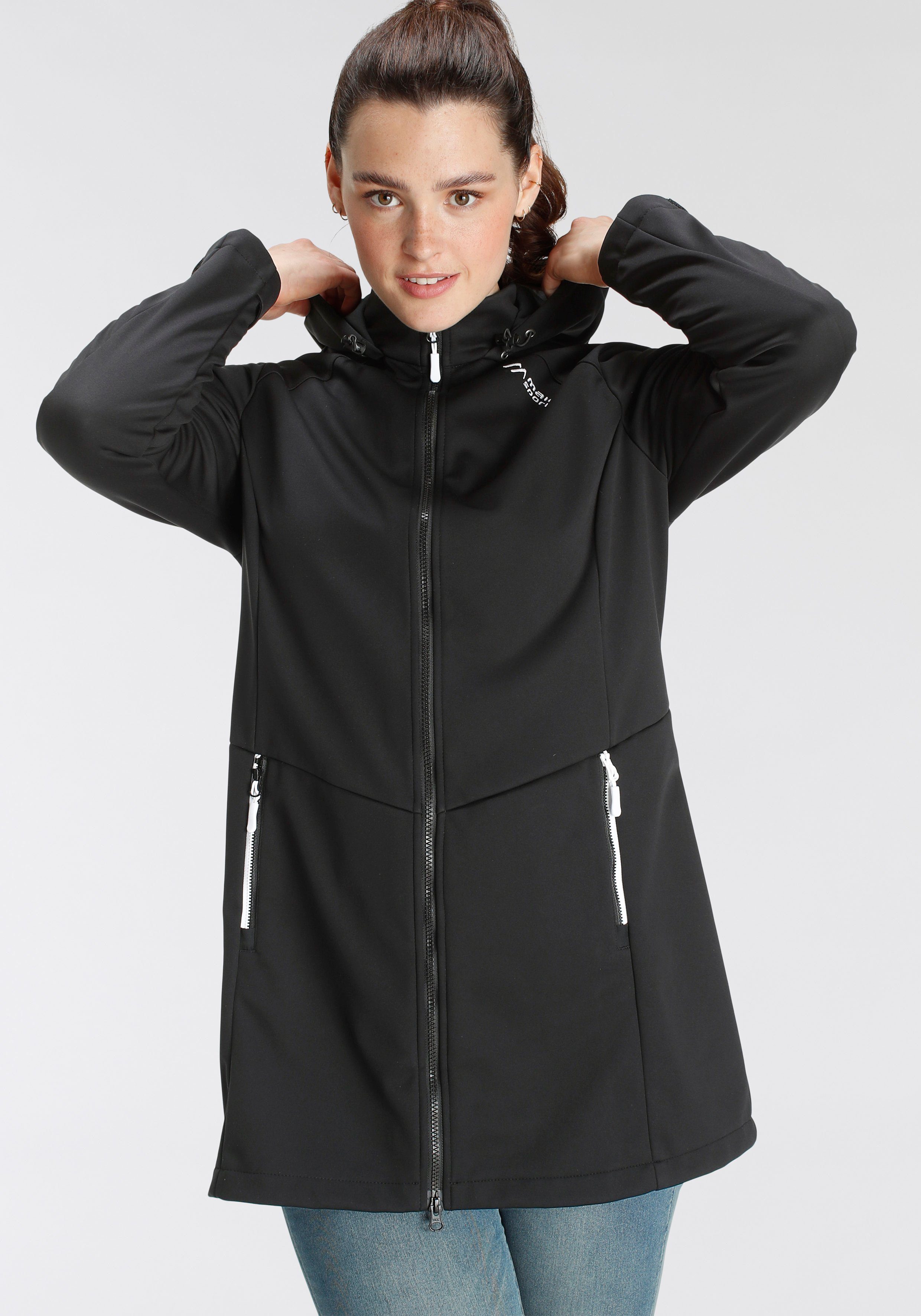 Softshellmantel Damen Sports Maier erhältlich auch großen Größen Softshellparka in