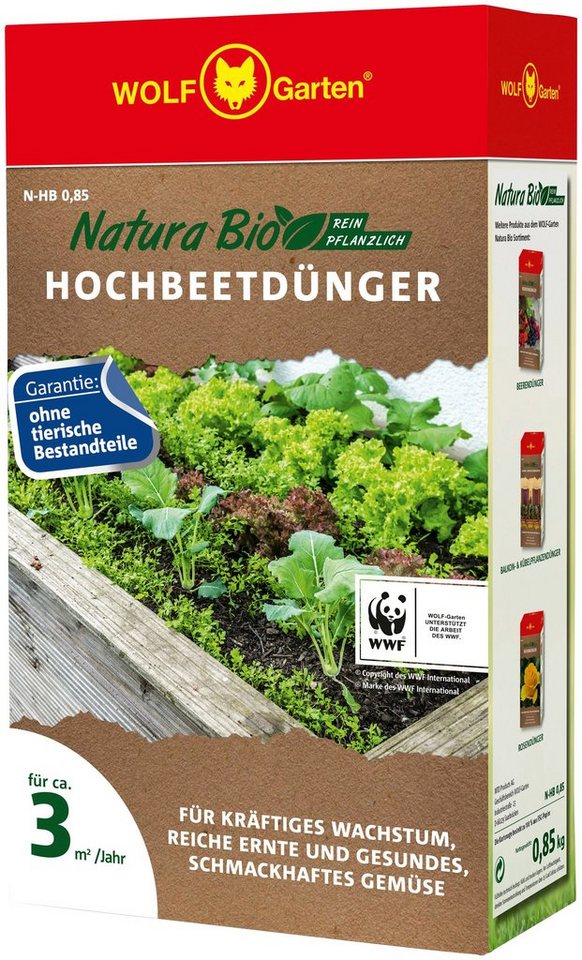 WOLFGarten Pflanzendünger »NHB 0,85 NATURA BIO