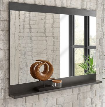 Furn.Design Garderobenspiegel Ward (Wandspiegel in grau Matera), mit Ablage