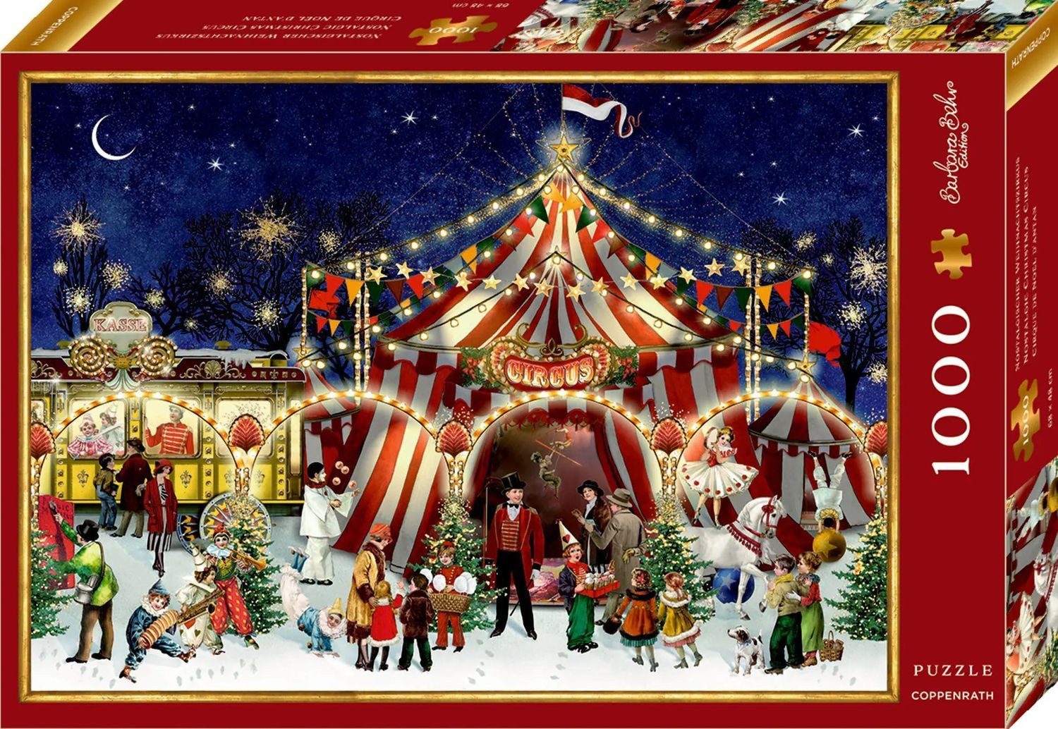 Coppenrath Puzzle Puzzle - Nostalgischer Weihnachtszirkus. 1000 Teile, 1000 Puzzleteile