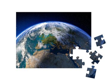 puzzleYOU Puzzle Die Erde, 48 Puzzleteile, puzzleYOU-Kollektionen Weltraum, Universum