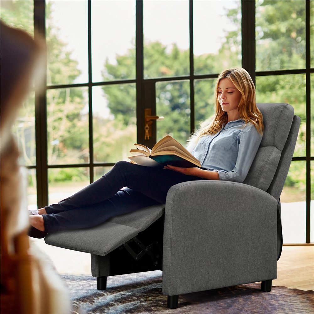 Yaheetech Relaxsessel Loungesessel mit Liegefunktion, Fernsehsessel Einzels günstig online kaufen