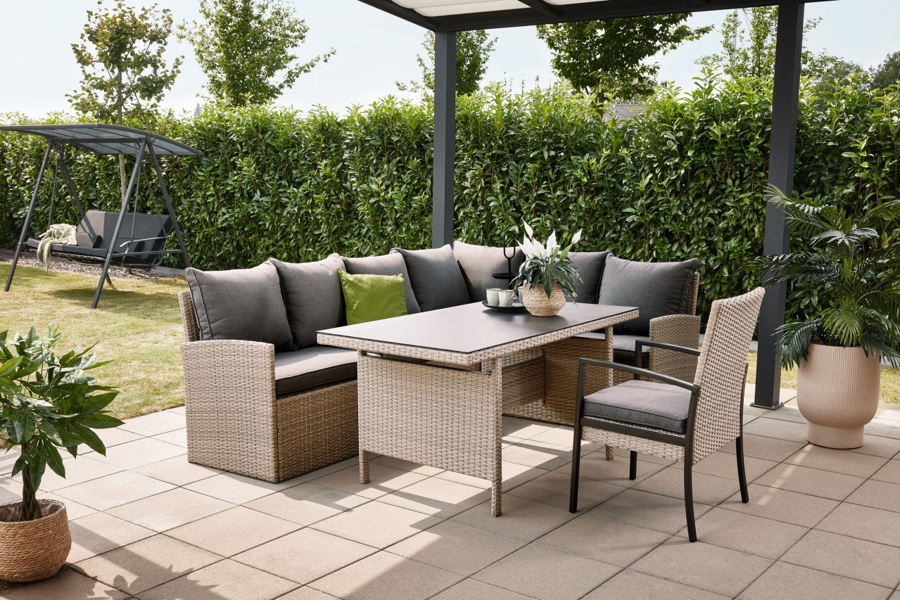 Primaster Gartenlounge-Set Primaster Gartenmöbel-Set Andros, Witterungsbeständig