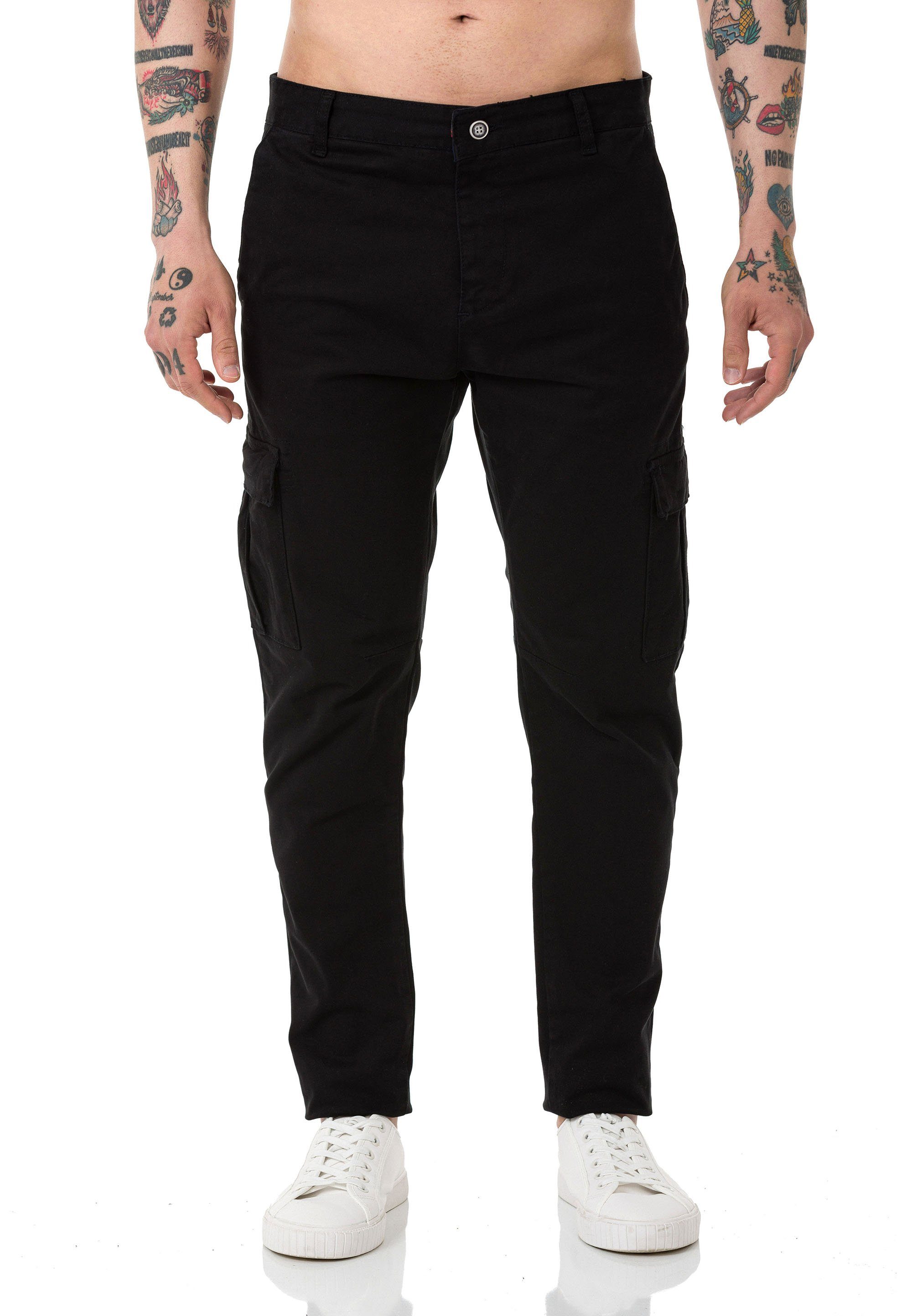Chinohose Red Bridge Herren Chino Cargo Hose Basic