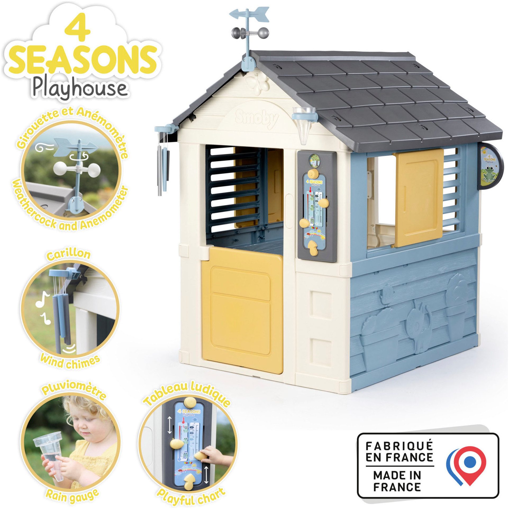 Smoby Spielhaus 4-Seasons, Made in Europe