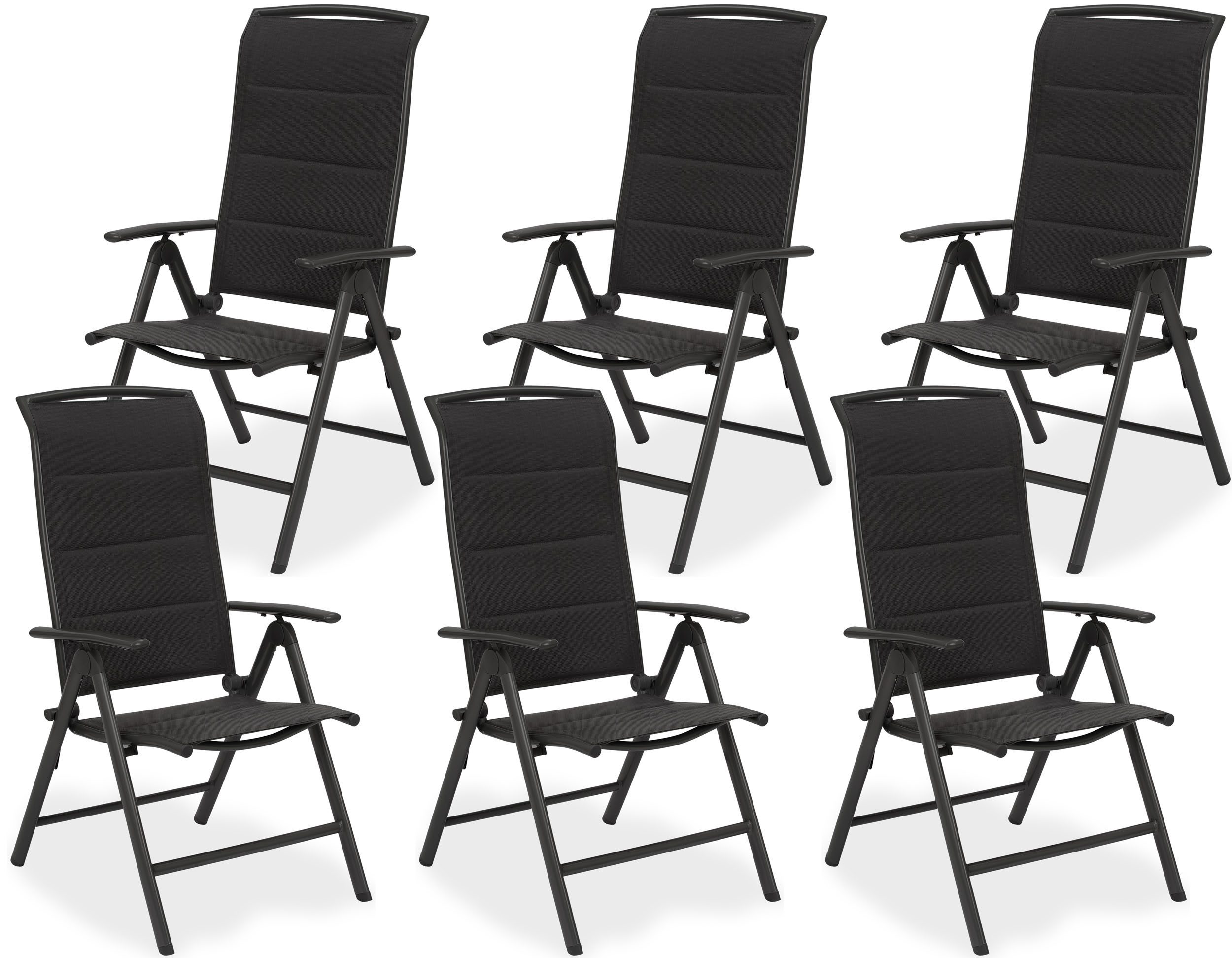 BRUBAKER Gartenstuhl Milano - Gepolsterter Klappstuhl günstig online kaufen