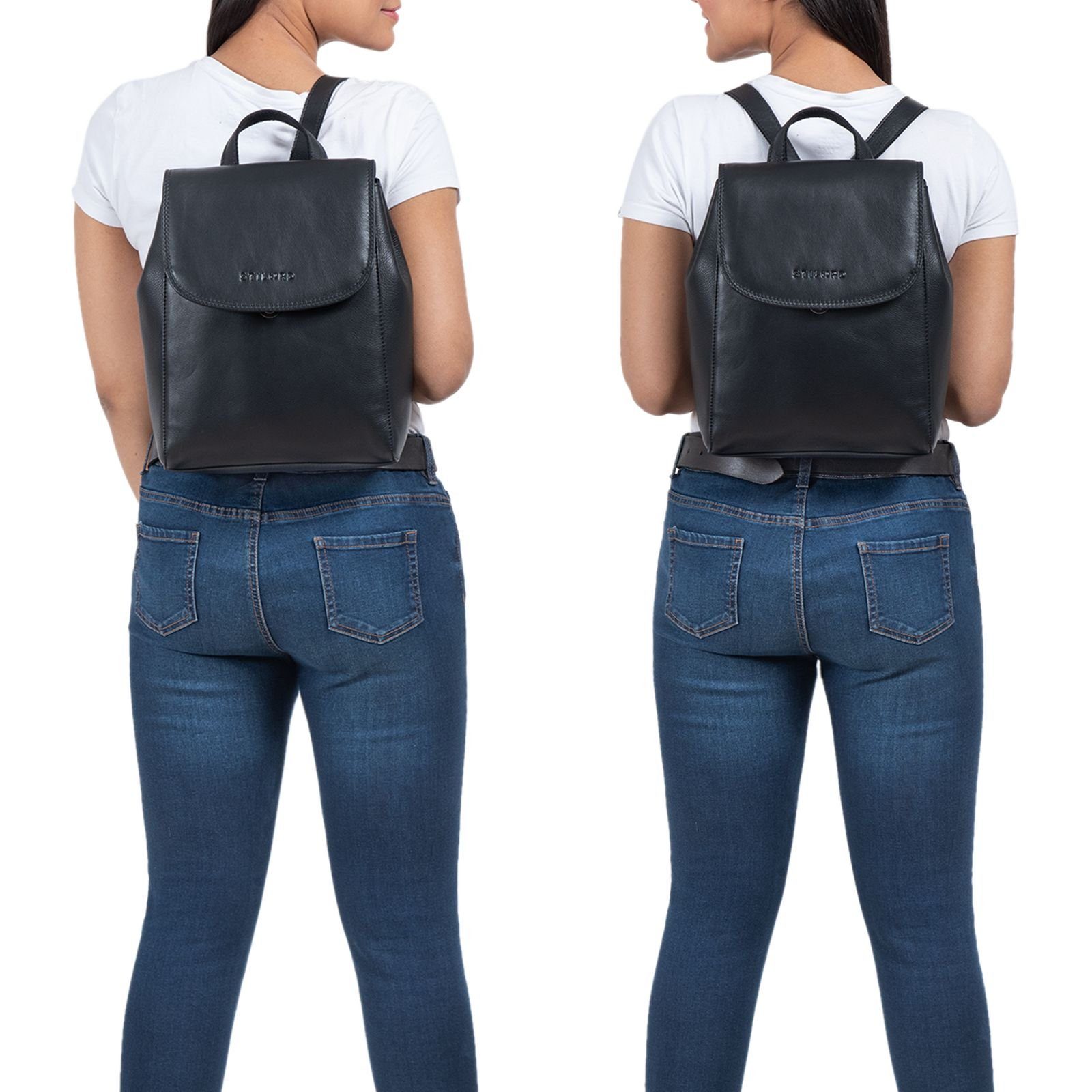 STILORD Cityrucksack STILORD "Hazel" Frauen Rucksack Elegant Leder günstig online kaufen